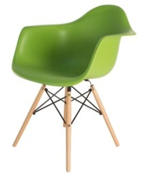 EAMES- CON BRAZOS - BASE MADERA